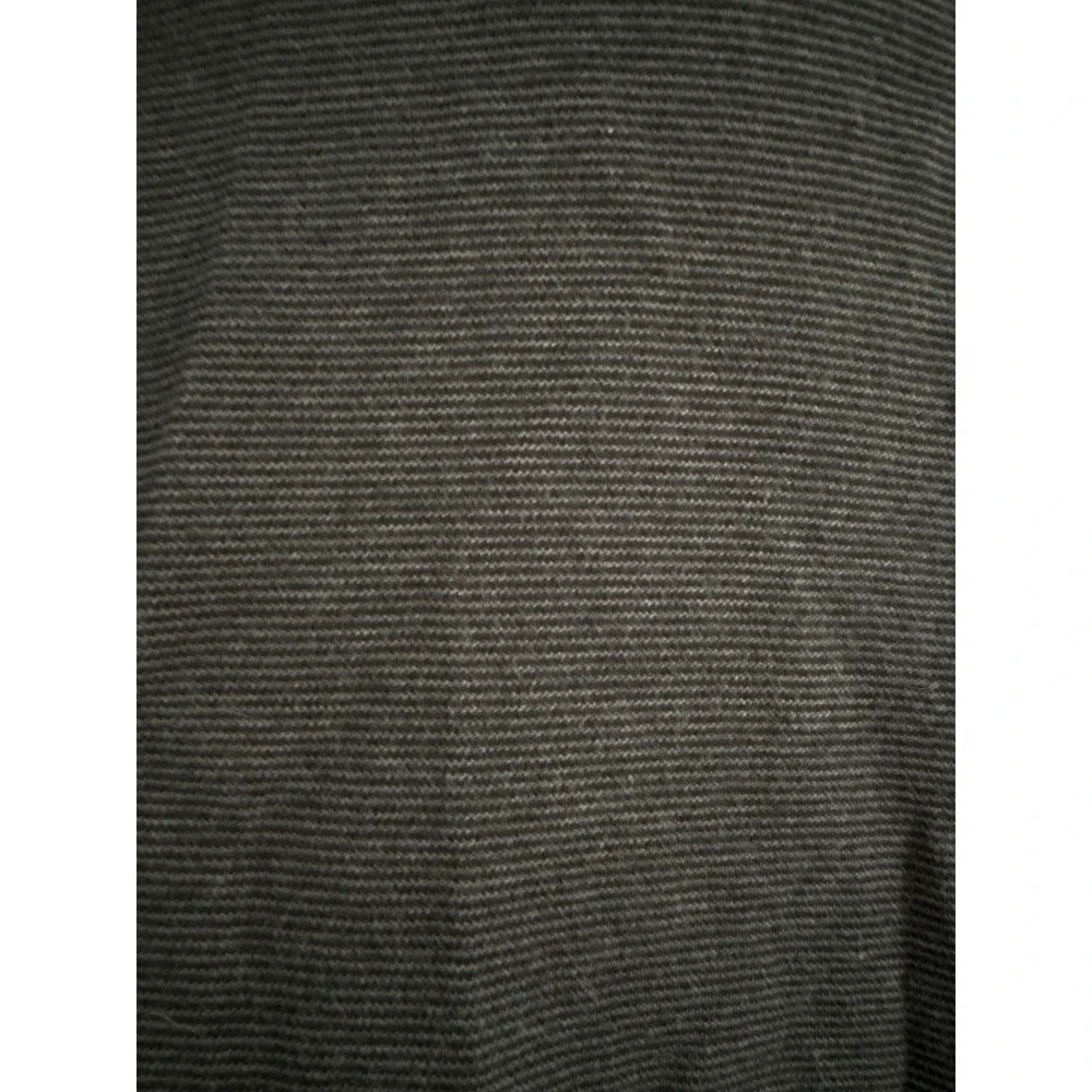 Banana Republic Men's XXL 100% Cotton Collared Polo Shirt Striped Black Preppy